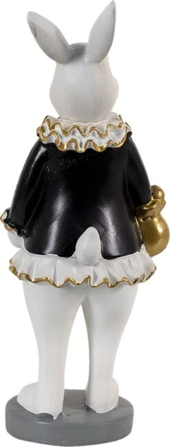 Clayre & Eef Beeld Konijn 7x7x20 Cm Zwart Wit Kunststof Woonaccessoires Paashaas Pasen 13 Clayre & Eef Beeld Konijn 7x7x20 Cm Zwart Wit Kunststof Woonaccessoires Paashaas Pasen -Clayre & Eef 457x1200 4