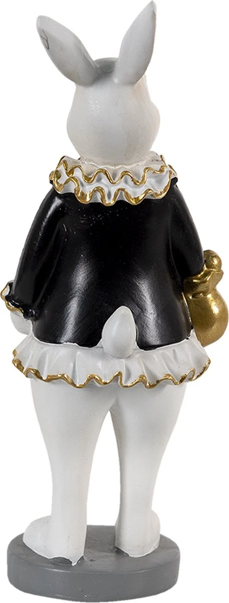 Clayre & Eef Beeld Konijn 7x7x20 Cm Zwart Wit Kunststof Woonaccessoires Paashaas Pasen 6 Clayre & Eef Beeld Konijn 7x7x20 Cm Zwart Wit Kunststof Woonaccessoires Paashaas Pasen - Afbeelding 4