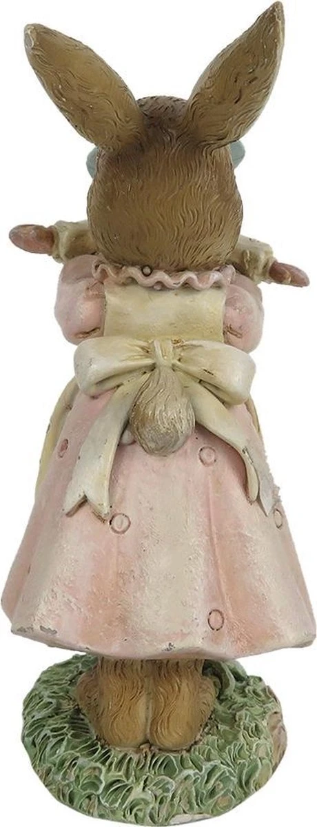 Clayre & Eef Beeld Konijn 8x5x11 Cm Bruin Roze Kunststof Woonaccessoires Pasen Paashaas 6 Clayre & Eef Beeld Konijn 8x5x11 Cm Bruin Roze Kunststof Woonaccessoires Pasen Paashaas - Afbeelding 4