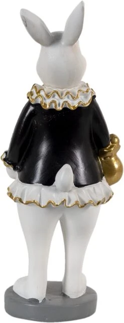 Clayre & Eef Beeld Konijn 7x7x20 Cm Zwart Wit Kunststof Woonaccessoires Paashaas Pasen 16 Clayre & Eef Beeld Konijn 7x7x20 Cm Zwart Wit Kunststof Woonaccessoires Paashaas Pasen -Clayre & Eef 461x1200 1