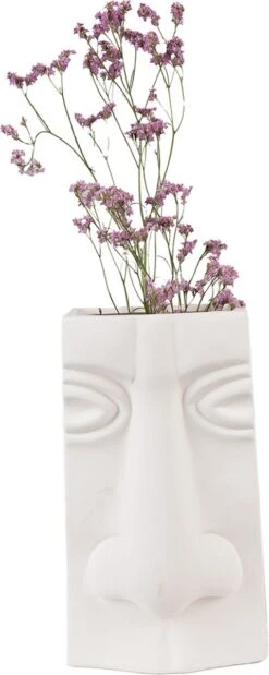Clayre & Eef Vaas Set Van 2 Gezicht Wit -Clayre & Eef 479x1200 1