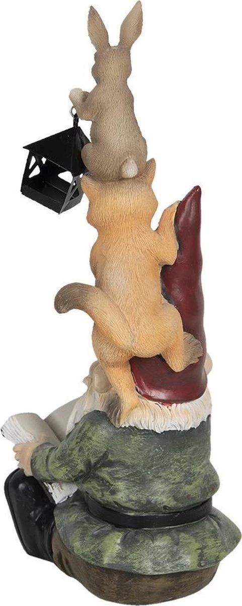 Clayre & Eef Beeld Kabouter 11x8x26 Cm Groen Rood Kunststof Woonaccessoires Beeld Decoratie Decoratieve Accessoires 4 Clayre & Eef Beeld Kabouter 11x8x26 Cm Groen Rood Kunststof Woonaccessoires Beeld Decoratie Decoratieve Accessoires - Afbeelding 2