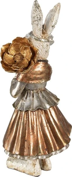 Clayre & Eef Beeld Konijn 13x11x30 Cm Goudkleurig Kunststof Woonaccessoires Paashaas Pasen 7 Clayre & Eef Beeld Konijn 13x11x30 Cm Goudkleurig Kunststof Woonaccessoires Paashaas Pasen -Clayre & Eef 492x1200