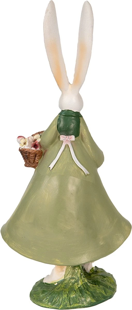 Clayre & Eef Beeld Konijn 10x7x25 Cm Groen Kunststof Woonaccessoires Paashaas Pasen 6 Clayre & Eef Beeld Konijn 10x7x25 Cm Groen Kunststof Woonaccessoires Paashaas Pasen - Afbeelding 4