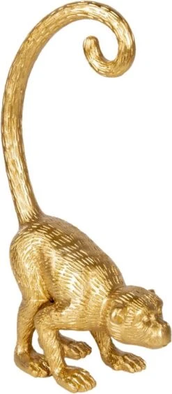 Clayre & Eef Beeld Aap 31 Cm Goudkleurig Kunststof Geen Vorm Woonaccessoires Beeld Decoratie Decoratieve Accessoires -Clayre & Eef 524x1200 1