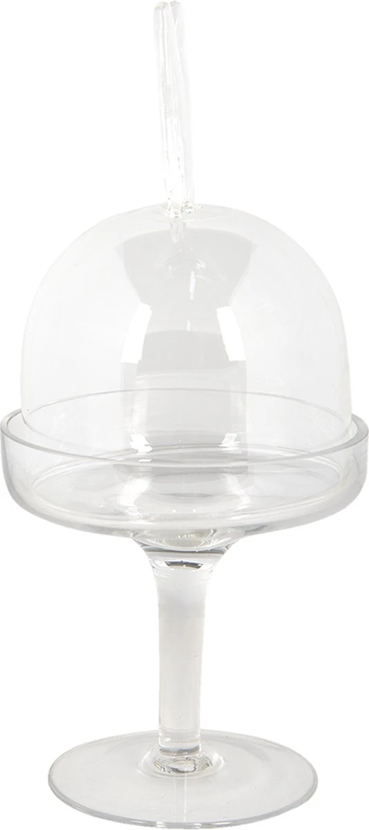 Clayre & Eef Stolp Konijn Ø 11x24 Cm Glas Rond Glazen Stolp 4 Clayre & Eef Stolp Konijn Ø 11x24 Cm Glas Rond Glazen Stolp - Afbeelding 2