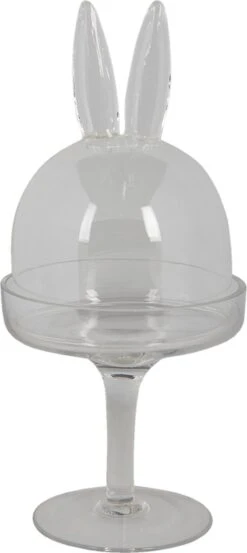 Clayre & Eef Stolp Konijn Ø 11x24 Cm Glas Rond Glazen Stolp 19 Clayre & Eef Stolp Konijn Ø 11x24 Cm Glas Rond Glazen Stolp -Clayre & Eef 536x1200 4