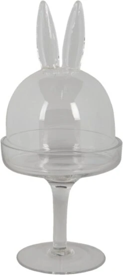 Clayre & Eef Stolp Konijn Ø 11x24 Cm Glas Rond Glazen Stolp 23 Clayre & Eef Stolp Konijn Ø 11x24 Cm Glas Rond Glazen Stolp -Clayre & Eef 538x1200 1