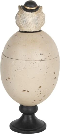 Clayre & Eef Beeld Ei 27 Cm Grijs Kunststof Woonaccessoires Beeld Decoratie Decoratieve Accessoires 17 Clayre & Eef Beeld Ei 27 Cm Grijs Kunststof Woonaccessoires Beeld Decoratie Decoratieve Accessoires -Clayre & Eef 541x1200 1