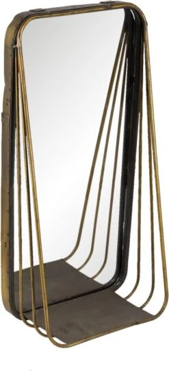 Clayre & Eef Spiegel 19x39 Cm Koperkleurig Metaal Rechthoek Grote Spiegel Wand Spiegel Muur Spiegel 8 Clayre & Eef Spiegel 19x39 Cm Koperkleurig Metaal Rechthoek Grote Spiegel Wand Spiegel Muur Spiegel -Clayre & Eef 549x1200
