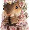 Clayre & Eef Decoratie Eekhoorn 14x22x28 Cm Roze Kunststof Eekhoorn Beeld Decoratief Figuur Woonaccessoires