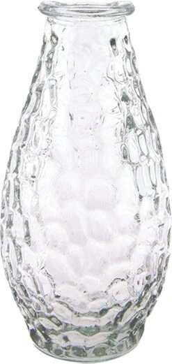 Clayre & Eef Vaas Ø 7x14 Cm Glas Glazen Vaas Decoratie Vaas