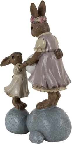 Clayre & Eef Beeld Konijn 10x6x17 Cm Bruin Roze Kunststof Woonaccessoires Paashaas Pasen 16 Clayre & Eef Beeld Konijn 10x6x17 Cm Bruin Roze Kunststof Woonaccessoires Paashaas Pasen -Clayre & Eef 602x1200