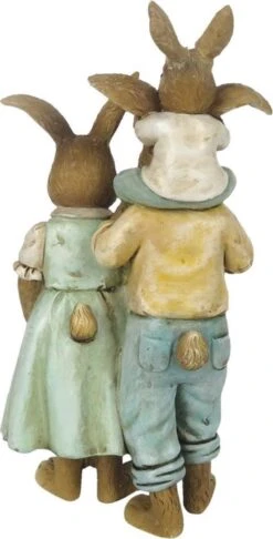 Clayre & Eef Beeld Konijn 15 Cm Groen Bruin Kunststof Woonaccessoires Pasen Paashaas 8 Clayre & Eef Beeld Konijn 15 Cm Groen Bruin Kunststof Woonaccessoires Pasen Paashaas -Clayre & Eef 610x1200 1