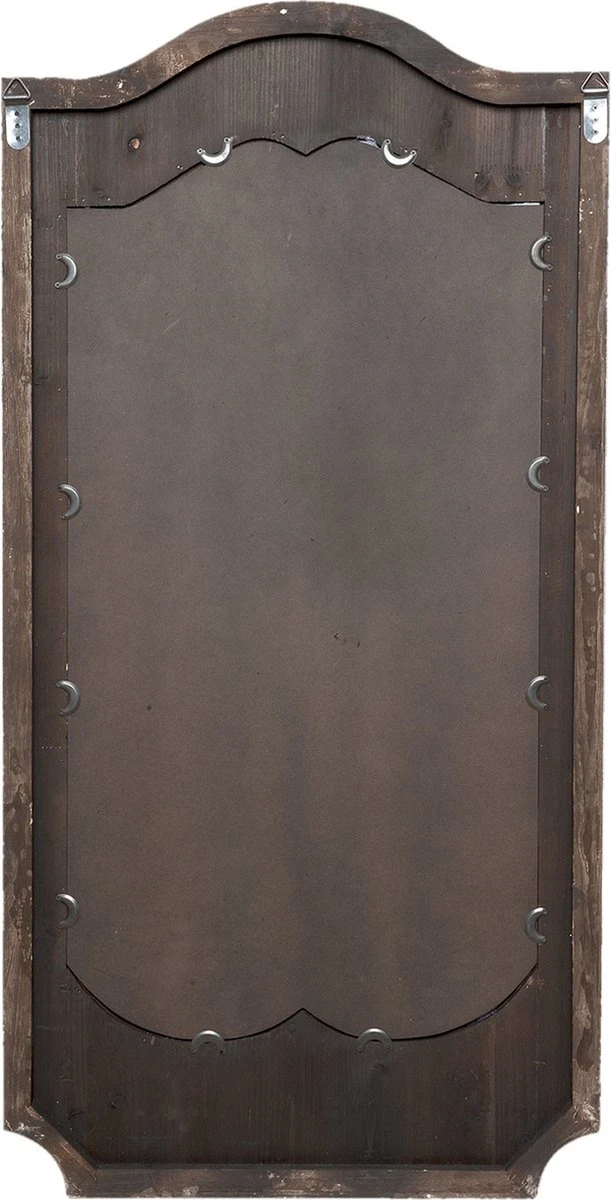 Clayre & Eef Spiegel 56x110 Cm Grijs Hout Rechthoek Grote Spiegel Wandspiegel Muur Spiegel 6 Clayre & Eef Spiegel 56x110 Cm Grijs Hout Rechthoek Grote Spiegel Wandspiegel Muur Spiegel - Afbeelding 4