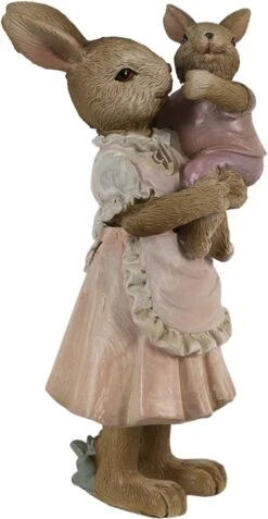 Clayre & Eef Beeld Konijn 8x5x12 Cm Bruin Roze Kunststof Woonaccessoires Paashaas Pasen 20 Clayre & Eef Beeld Konijn 8x5x12 Cm Bruin Roze Kunststof Woonaccessoires Paashaas Pasen -Clayre & Eef 621x1200