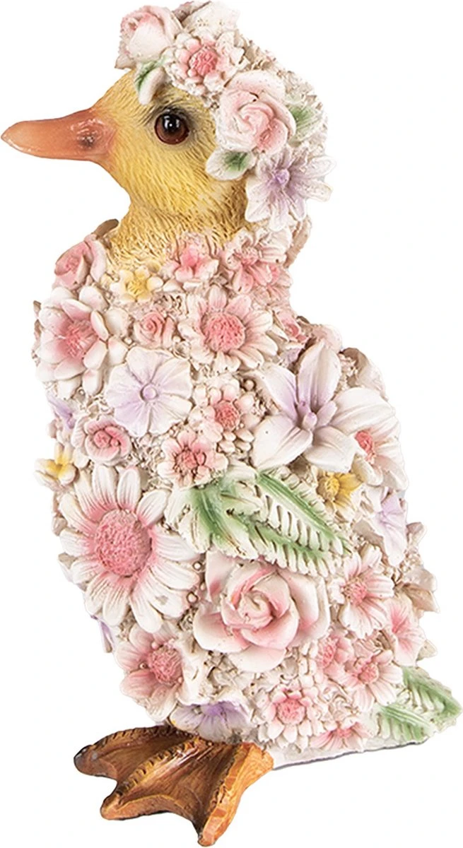 Clayre & Eef Beeld Eend 10x11x18 Cm Roze Kunststof Bloemen Woonaccessoires Beeld Decoratie Decoratieve Accessoires 7 Clayre & Eef Beeld Eend 10x11x18 Cm Roze Kunststof Bloemen Woonaccessoires Beeld Decoratie Decoratieve Accessoires - Afbeelding 5