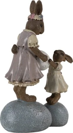 Clayre & Eef Beeld Konijn 10x6x17 Cm Bruin Roze Kunststof Woonaccessoires Paashaas Pasen 12 Clayre & Eef Beeld Konijn 10x6x17 Cm Bruin Roze Kunststof Woonaccessoires Paashaas Pasen -Clayre & Eef 661x1200