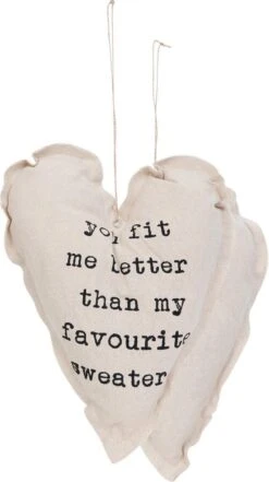 Kussen Gevuld | 30*8*40 Cm | Beige | Polyester / Linnen | Hart | Clayre & Eef | KG033.005