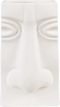 Clayre & Eef Vaas Set Van 2 Gezicht Wit -Clayre & Eef 673x1200 1