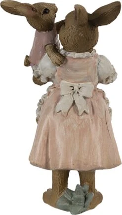 Clayre & Eef Beeld Konijn 8x5x12 Cm Bruin Roze Kunststof Woonaccessoires Paashaas Pasen 18 Clayre & Eef Beeld Konijn 8x5x12 Cm Bruin Roze Kunststof Woonaccessoires Paashaas Pasen -Clayre & Eef 685x1200 2