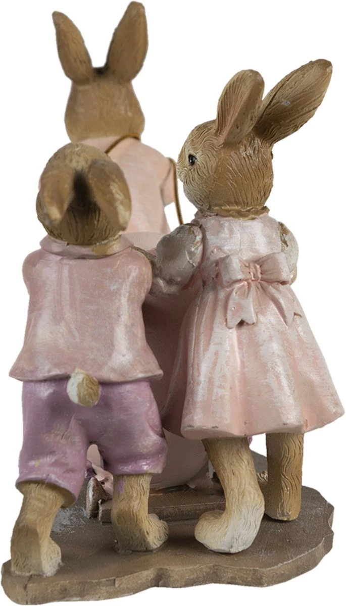 Clayre & Eef Beeld Konijn 17x8x11 Cm Roze Beige Kunststof Woonaccessoires Paashaas Pasen 7 Clayre & Eef Beeld Konijn 17x8x11 Cm Roze Beige Kunststof Woonaccessoires Paashaas Pasen - Afbeelding 5