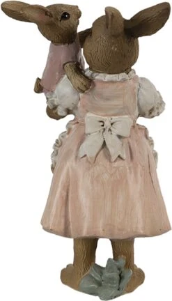 Clayre & Eef Beeld Konijn 8x5x12 Cm Bruin Roze Kunststof Woonaccessoires Paashaas Pasen 21 Clayre & Eef Beeld Konijn 8x5x12 Cm Bruin Roze Kunststof Woonaccessoires Paashaas Pasen -Clayre & Eef 686x1200 3