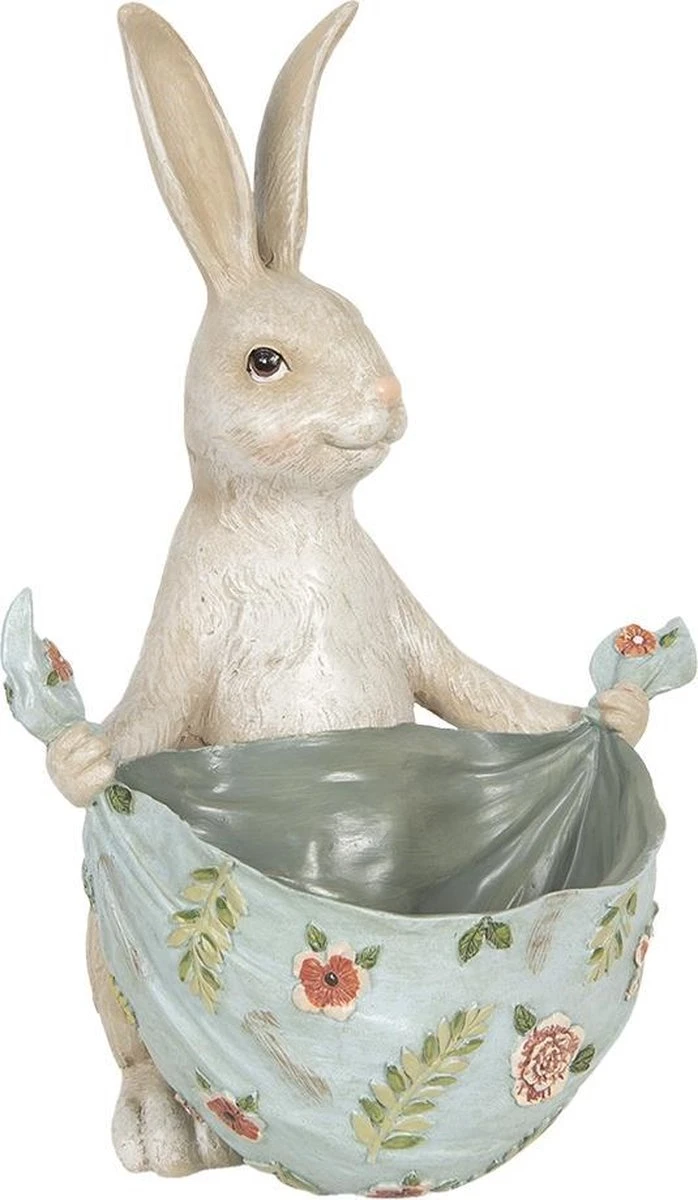 Clayre & Eef Beeld Konijn 25x25x36 Cm Beige Polyresin Woonaccessoires Beeld Decoratie Paashaas 6 Clayre & Eef Beeld Konijn 25x25x36 Cm Beige Polyresin Woonaccessoires Beeld Decoratie Paashaas - Afbeelding 4