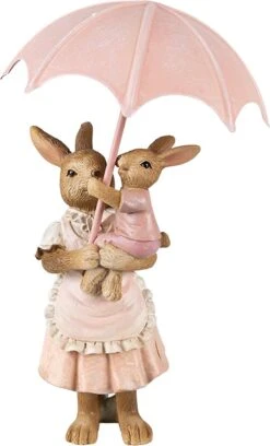 Clayre & Eef Beeld Konijn 8x5x12 Cm Bruin Roze Kunststof Woonaccessoires Paashaas Pasen 22 Clayre & Eef Beeld Konijn 8x5x12 Cm Bruin Roze Kunststof Woonaccessoires Paashaas Pasen -Clayre & Eef 727x1200