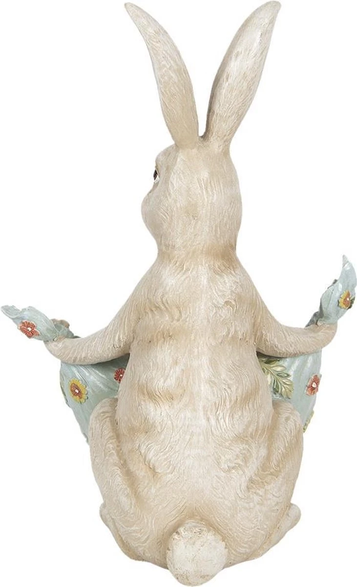 Clayre & Eef Beeld Konijn 25x25x36 Cm Beige Polyresin Woonaccessoires Beeld Decoratie Paashaas 5 Clayre & Eef Beeld Konijn 25x25x36 Cm Beige Polyresin Woonaccessoires Beeld Decoratie Paashaas - Afbeelding 3