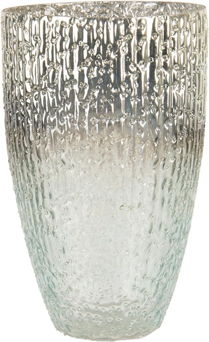 Clayre & Eef Theelichthouder Ø 12x20 Cm Turquoise Glas Rond Waxinelichthouder Windlichthouder 4 Clayre & Eef Theelichthouder Ø 12x20 Cm Turquoise Glas Rond Waxinelichthouder Windlichthouder - Afbeelding 2