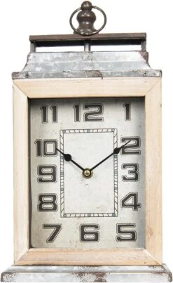 Clayre & Eef Tafelklok 20*34 Cm Grijs Metaal Rechthoek Tafelklokken Binnen Staand Klokje Tafelklokje 13 Clayre & Eef Tafelklok 20*34 Cm Grijs Metaal Rechthoek Tafelklokken Binnen Staand Klokje Tafelklokje -Clayre & Eef 736x1200 1