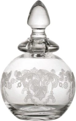 Clayre & Eef Parfum Flesje Ø 7x13 Cm Glas Rond Decoratie Flesje Karaf -Clayre & Eef 758x1200 1