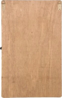 Clayre & Eef Sleutelkastje 24x7x38 Cm Bruin Hout Glas Rechthoek Sleutelhouder Sleutelrekje -Clayre & Eef 758x1200 2