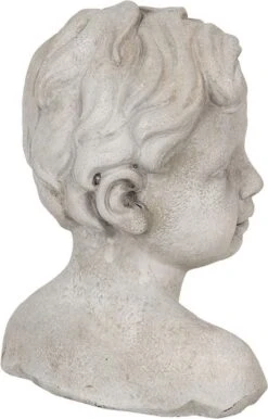 Clayre & Eef Buste Buste 16x12x19 Cm Grijs Steen Borstbeeld Decoratieve Accessoires Woonaccessoires -Clayre & Eef 768x1200