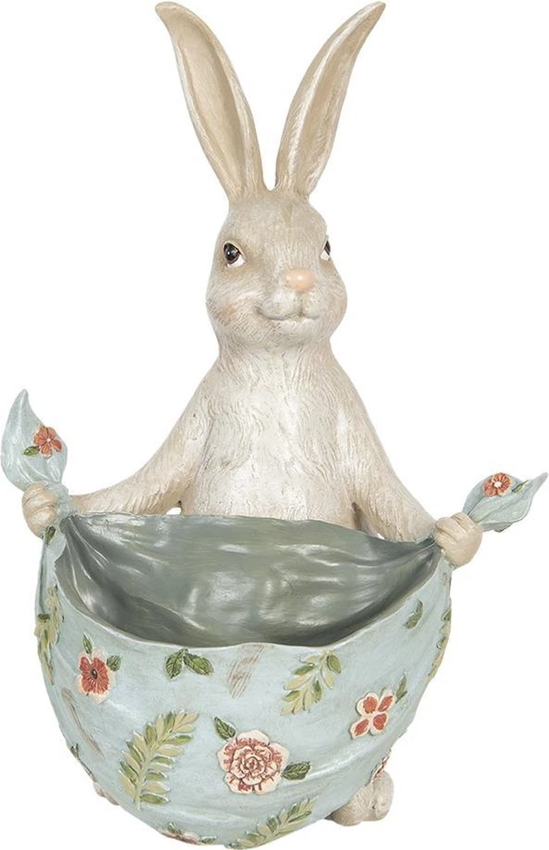 Clayre & Eef Beeld Konijn 25x25x36 Cm Beige Polyresin Woonaccessoires Beeld Decoratie Paashaas 4 Clayre & Eef Beeld Konijn 25x25x36 Cm Beige Polyresin Woonaccessoires Beeld Decoratie Paashaas - Afbeelding 2