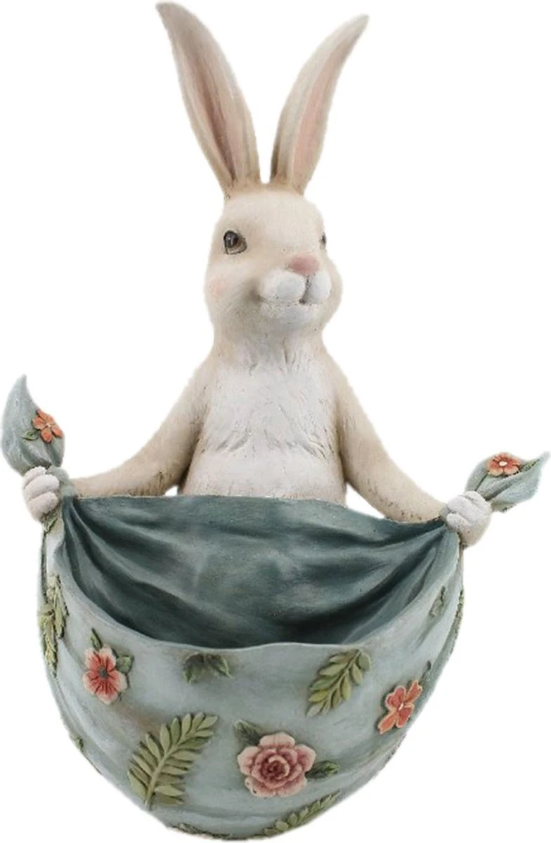 Clayre & Eef Beeld Konijn 25x25x36 Cm Beige Polyresin Woonaccessoires Beeld Decoratie Paashaas 3 Clayre & Eef Beeld Konijn 25x25x36 Cm Beige Polyresin Woonaccessoires Beeld Decoratie Paashaas