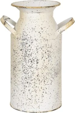 Clayre & Eef Decoratie Melkbus 15x11x23 Cm Beige Grijs Ijzer Melkkan -Clayre & Eef 798x1200