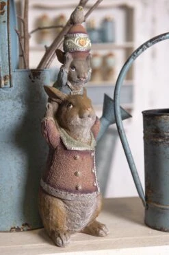 Clayre & Eef Beeld Konijn 12x11x34 Cm Bruin Kunststof Woonaccessoires Beeld Decoratie Paashaas 14 Clayre & Eef Beeld Konijn 12x11x34 Cm Bruin Kunststof Woonaccessoires Beeld Decoratie Paashaas -Clayre & Eef 800x1200 10