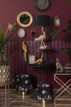 Clayre & Eef Spiegel Ø 38 Cm Zwart Hout Rond Grote Spiegel Wand Spiegel Muur Spiegel -Clayre & Eef 800x1200 104