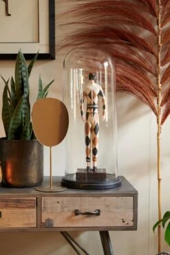 Clayre & Eef Stolp Ø 26x60 Cm Hout Glas Rond Glazen Stolp Stolp Met Decoratie 9 Clayre & Eef Stolp Ø 26x60 Cm Hout Glas Rond Glazen Stolp Stolp Met Decoratie -Clayre & Eef 800x1200 13