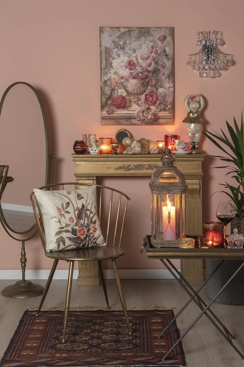 Clayre & Eef Kussenhoes 43x43 Cm Wit Groen Polyester Vierkant Vogel Sierkussenhoes Kussen Hoes 4 Clayre & Eef Kussenhoes 43x43 Cm Wit Groen Polyester Vierkant Vogel Sierkussenhoes Kussen Hoes - Afbeelding 2