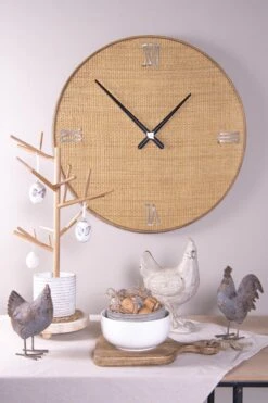 Clayre & Eef Wandklok Ø 80 Cm Goudkleurig Hout Metaal Rond Muurklok Hangklok Keukenklok 14 Clayre & Eef Wandklok Ø 80 Cm Goudkleurig Hout Metaal Rond Muurklok Hangklok Keukenklok -Clayre & Eef 800x1200 87