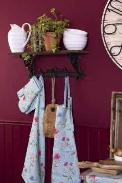 Clayre & Eef Wandkapstok 5 Haken 58x20x22 Cm Bruin Ijzer Decoratieve Kapstok -Clayre & Eef 800x1200 96