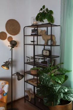 Clayre & Eef Tafelklok 20x5x15 Cm Bruin Metaal Rechthoek Radio Tafelklokken Binnen Staand Klokje Tafelklokje -Clayre & Eef 801x1200 133