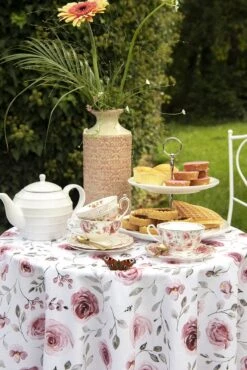 Clayre & Eef Vaas Ø 13x30 Cm Roze Keramiek Rond Decoratie Vaas Decoratie Pot -Clayre & Eef 801x1200 2