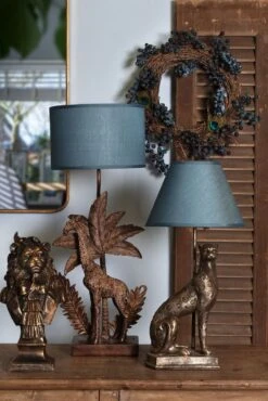 Clayre & Eef Krans Ø 35 Cm Bruin Blauw Hout Kunststof Rond Kerstkrans Deurkrans Vlaskrans -Clayre & Eef 801x1200 21