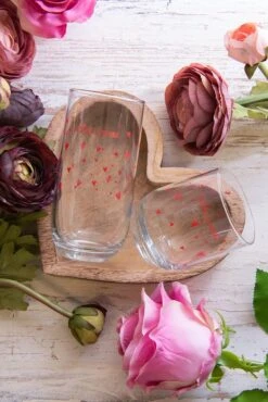 Clayre & Eef Decoratie Schaal Hart 20x18x3 Cm Bruin Hout Serveerschaal Presenteerschaal Dienblad -Clayre & Eef 801x1200 43