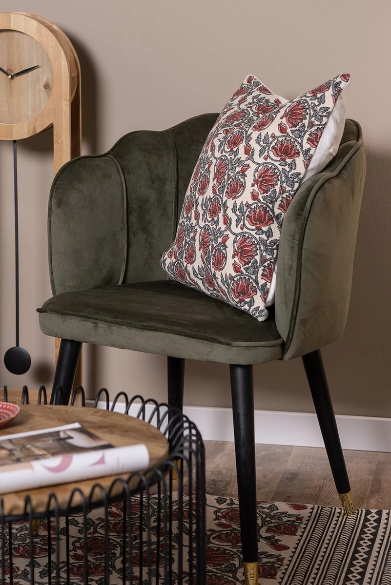 Clayre & Eef Kussenhoes 50x50 Cm Rood Katoen Vierkant Sierkussenhoes Kussen Hoes 4 Clayre & Eef Kussenhoes 50x50 Cm Rood Katoen Vierkant Sierkussenhoes Kussen Hoes - Afbeelding 2