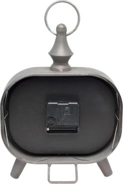 Clayre & Eef Klok Grijs Ijzer 19x5x26 Cm 1xAA -Clayre & Eef 805x1200